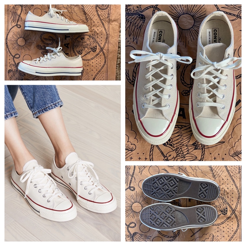 NWOT Converse All Star ‘70s Oxford Sneakers in Parchment (Size 7.5 W / 5.5 M)